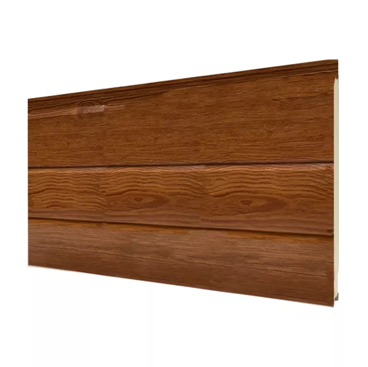 Double Grooved Wood Grain Metal Siding Panel best